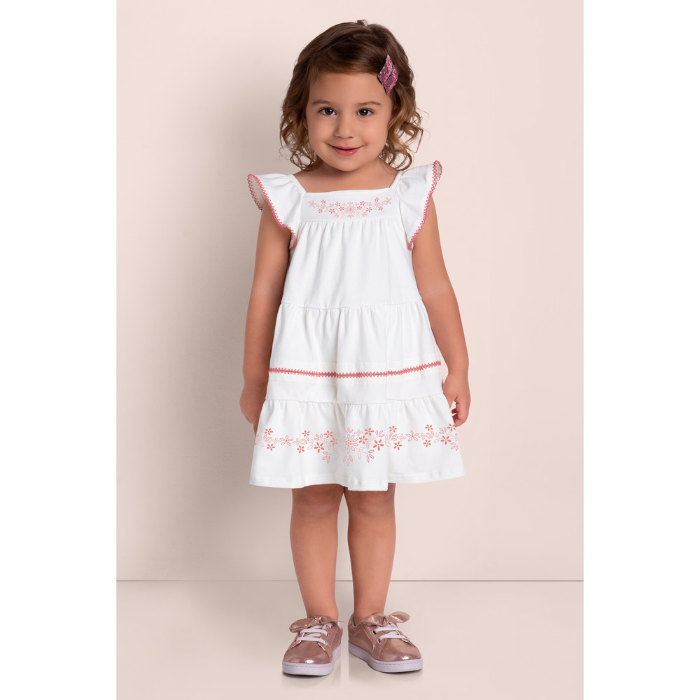 White and Pink Sophisticated Size 4